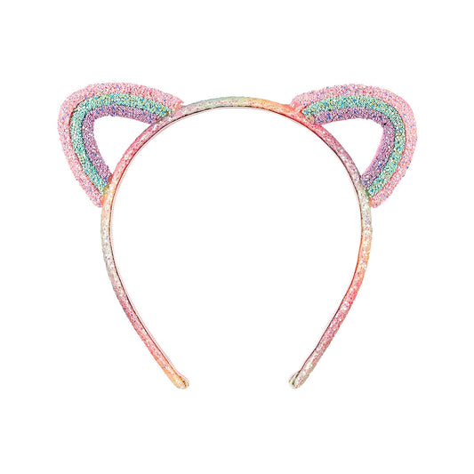Rainbow Kitty Ears Headband