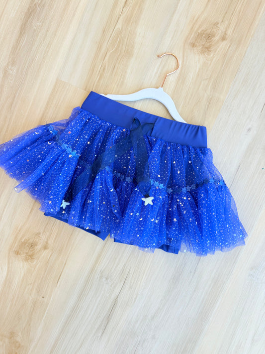 Blue Fancy Skort