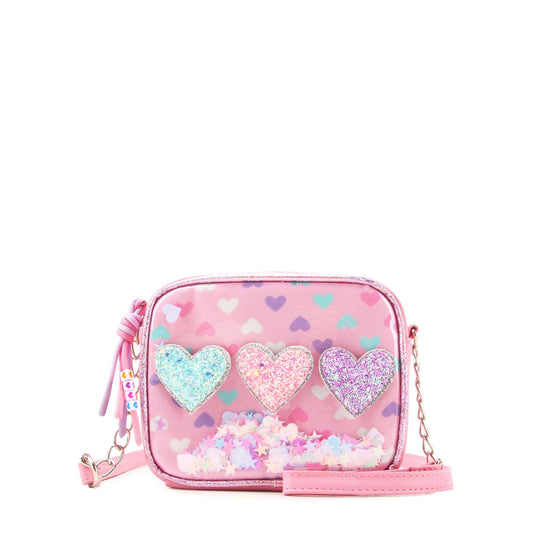 Confetti Hearts Crossbody Bag