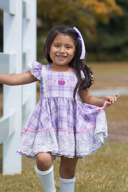 Grace Tunic Set - Pretty Plaid Pumpkins