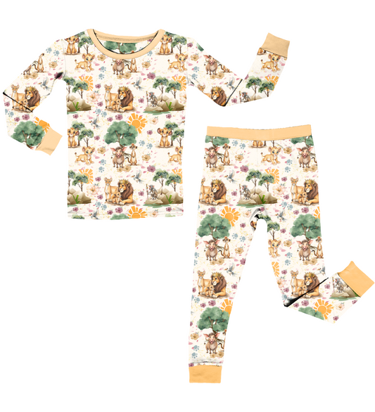 Bamboo 2 Piece Lounge Set - Hakuna Matata