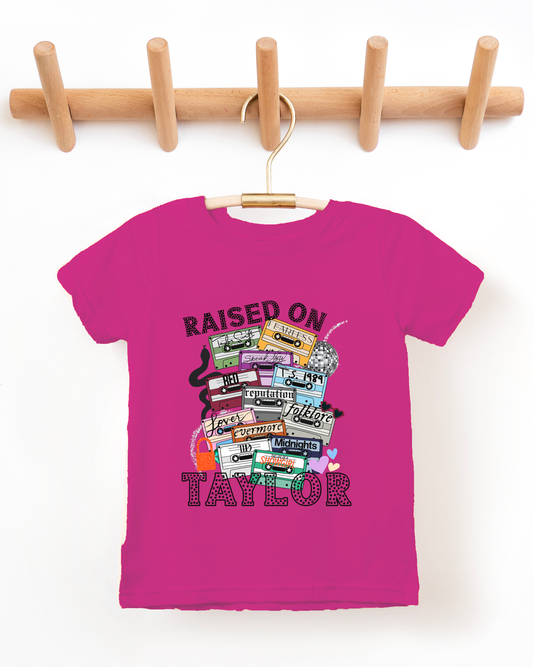 Raised on Taylor - Pink Tee